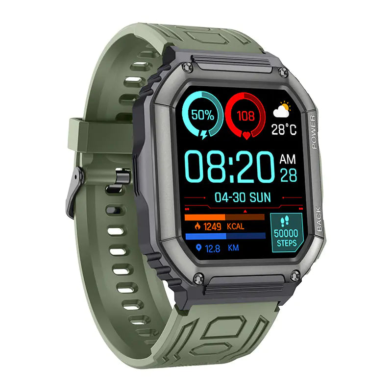 KR06 Smart Watch with Step and Heart Rate Tracking