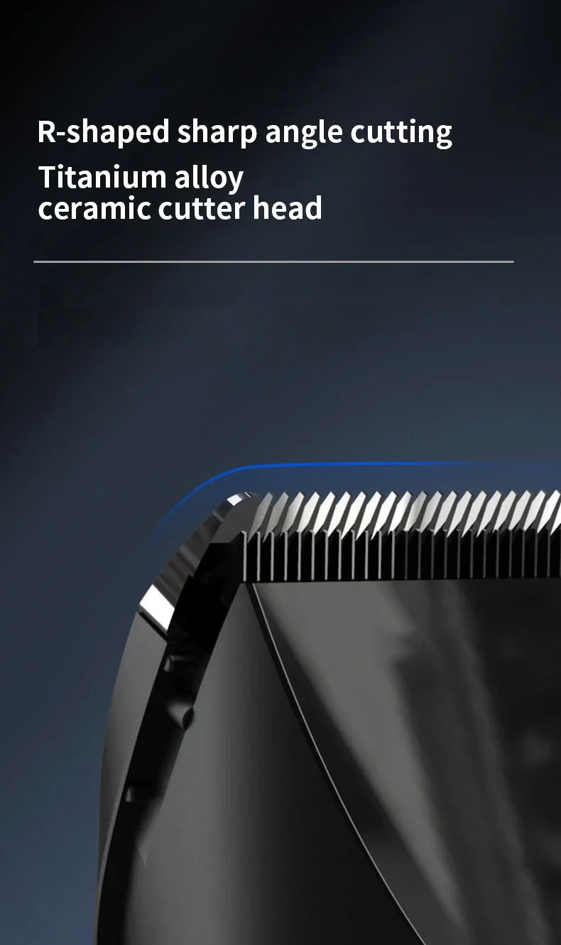 2024 Xiaomi Mijia Hair Clipper Wireless Hair Cutting Trimmer Barber Cutter Titanium Alloy Blade Trimer for Men Electric Shaver