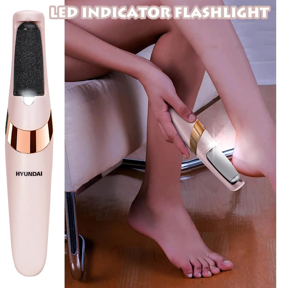 PMS-005 Electric Callus Remover for Feet, Rechargeable Foot File Pedicure Tool, Portable Foot Callus Remover Waterproof Profess