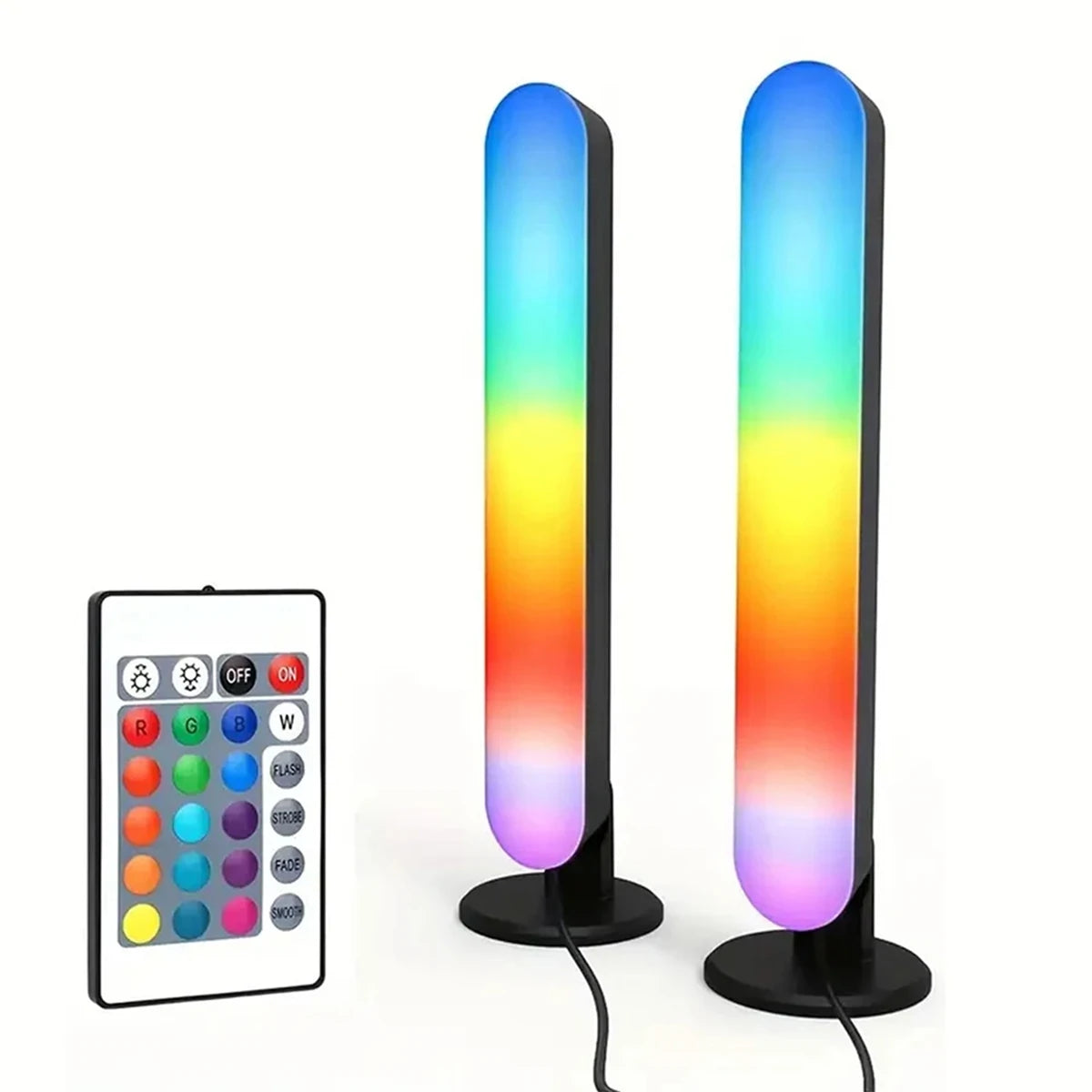 smart Led Strip Lights With Remote Control With-remote Rgb Light Bar Lamp Syn