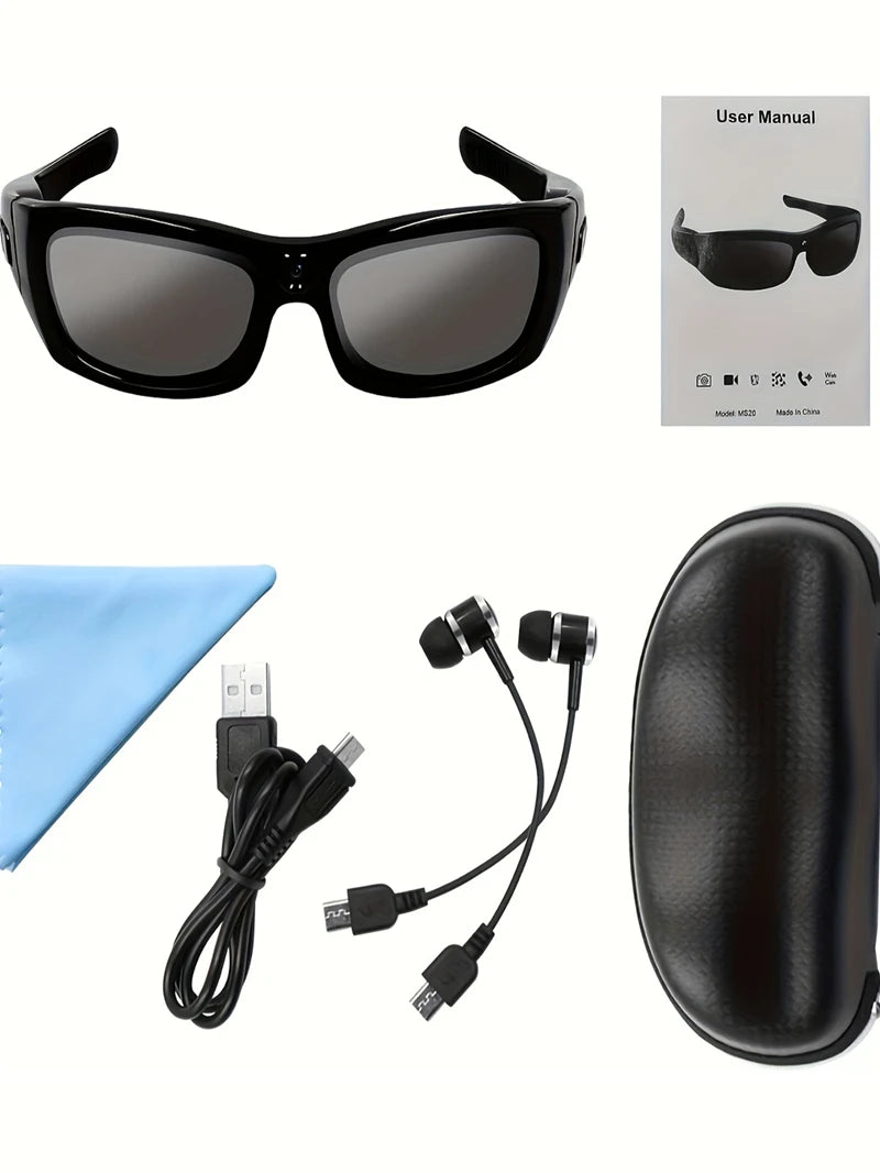 Xiaomi Sports Camera Glasses Sense Bluetooth Music Call Intelligent Recording Waterproof Glasses Outdoor Sports Cycling UV-proof