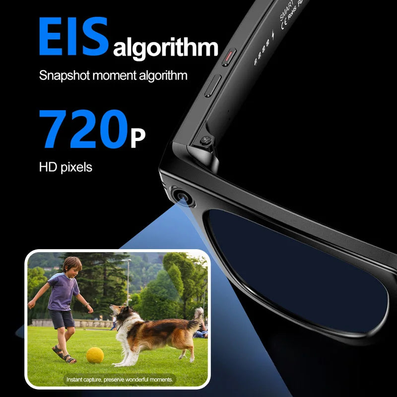 Xiaomi Mijia Smart Bluetooth Glasses IP65 Waterproof Recording Videos AI Photo Recognition Answer Translation Call Large Battery