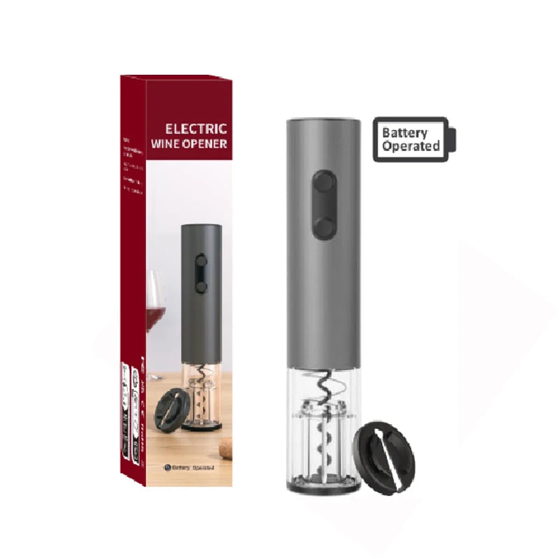 2024 Smart Kitchen Accessories 4in1 Electric Wine Opener Gift Set with Wine Stopper,Wine Pourer,Storage Base