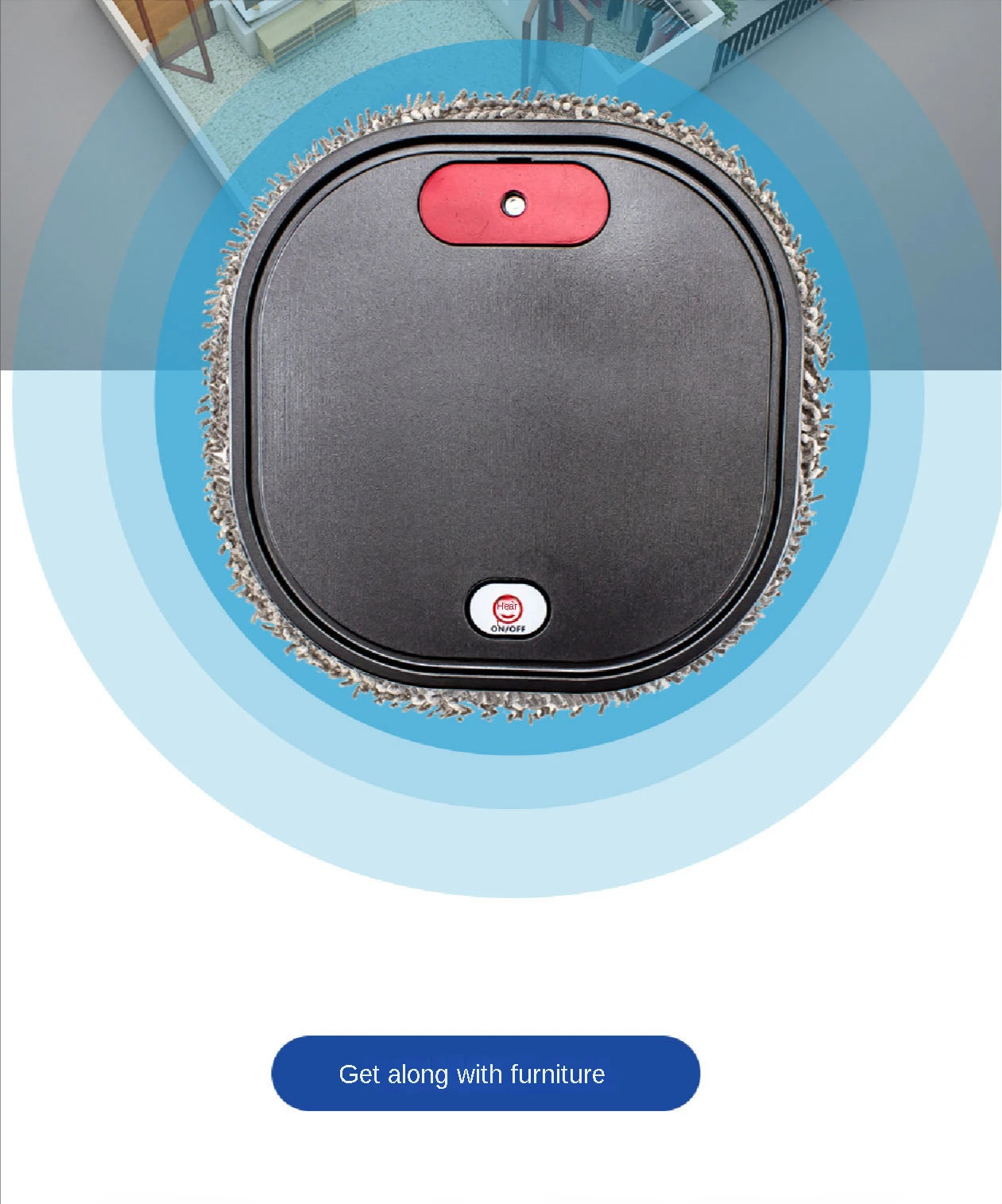 2024 New Rechargeable Smart Mopping Robot Spray Cleaner Dry and Wet 3 in 1 Sweep and Mop Robot Vacuum Cleaner Home Mopping Robot