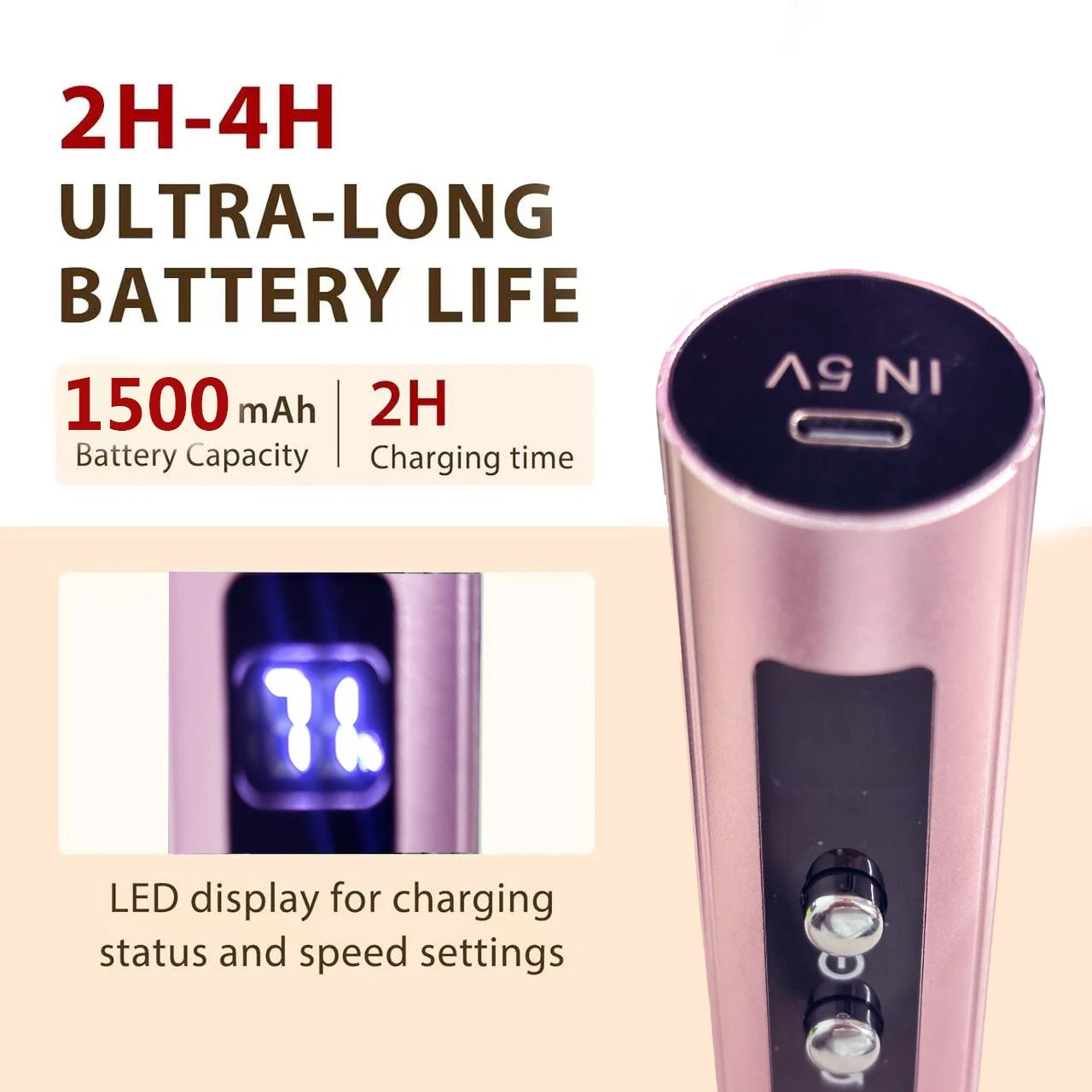 2 in 1 Foot Care Tool Rechargeable Portable Professional Electric Foot File Electric Foot Grinding Device