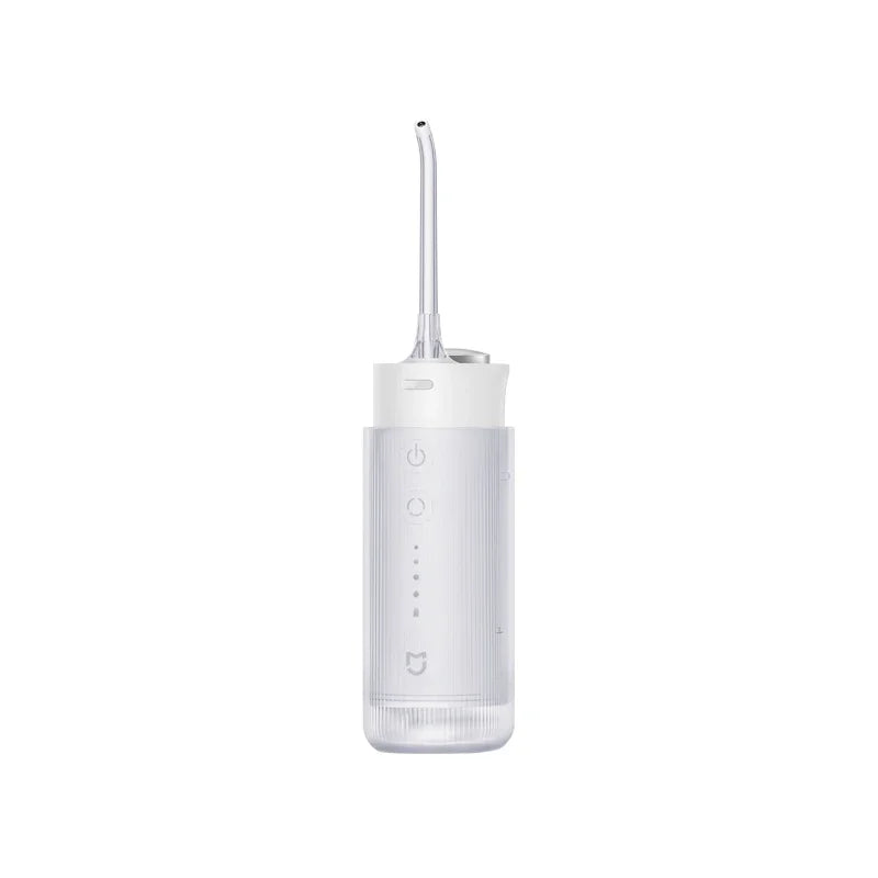 MIJIA Electric Oral Irrigator F400 Portable Water Pick Flosser Teeth Whitening Remove Dental Plaque 200ML pull-out Water Tank