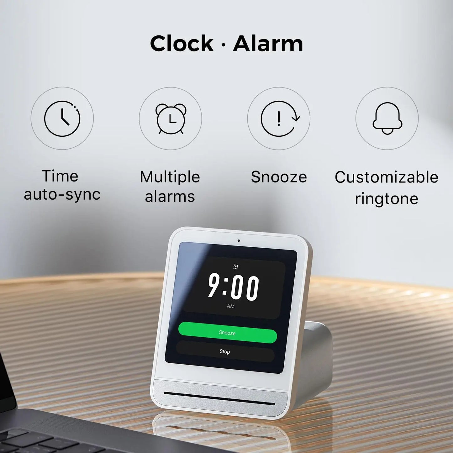 Qingping Air Monitor 2 Smart Home Touch Screen Control Temperature Humidity Sensor CO2 PM2.5 Quality Detector For Mi home App