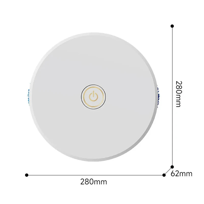 Intelligent Mop Two-wheel Robot Intelligent Mop Usb Charging Machine Automatic Dry And Wet Mop For Household Cleaning