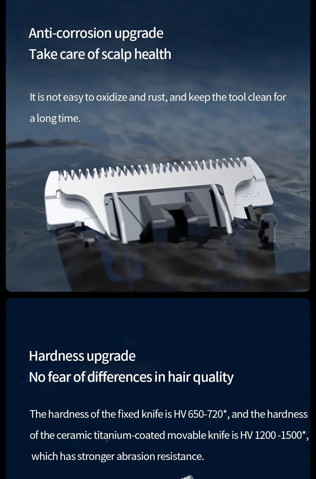 2024 Xiaomi Mijia Hair Clipper Wireless Hair Cutting Trimmer Barber Cutter Titanium Alloy Blade Trimer for Men Electric Shaver