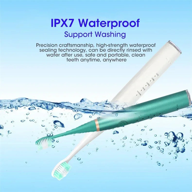 Electric Toothbrush with Sonic Cleaning 3-in-1 for Teeth Whitening & Oral Care - USB Charging & Replaceable Brush Head
