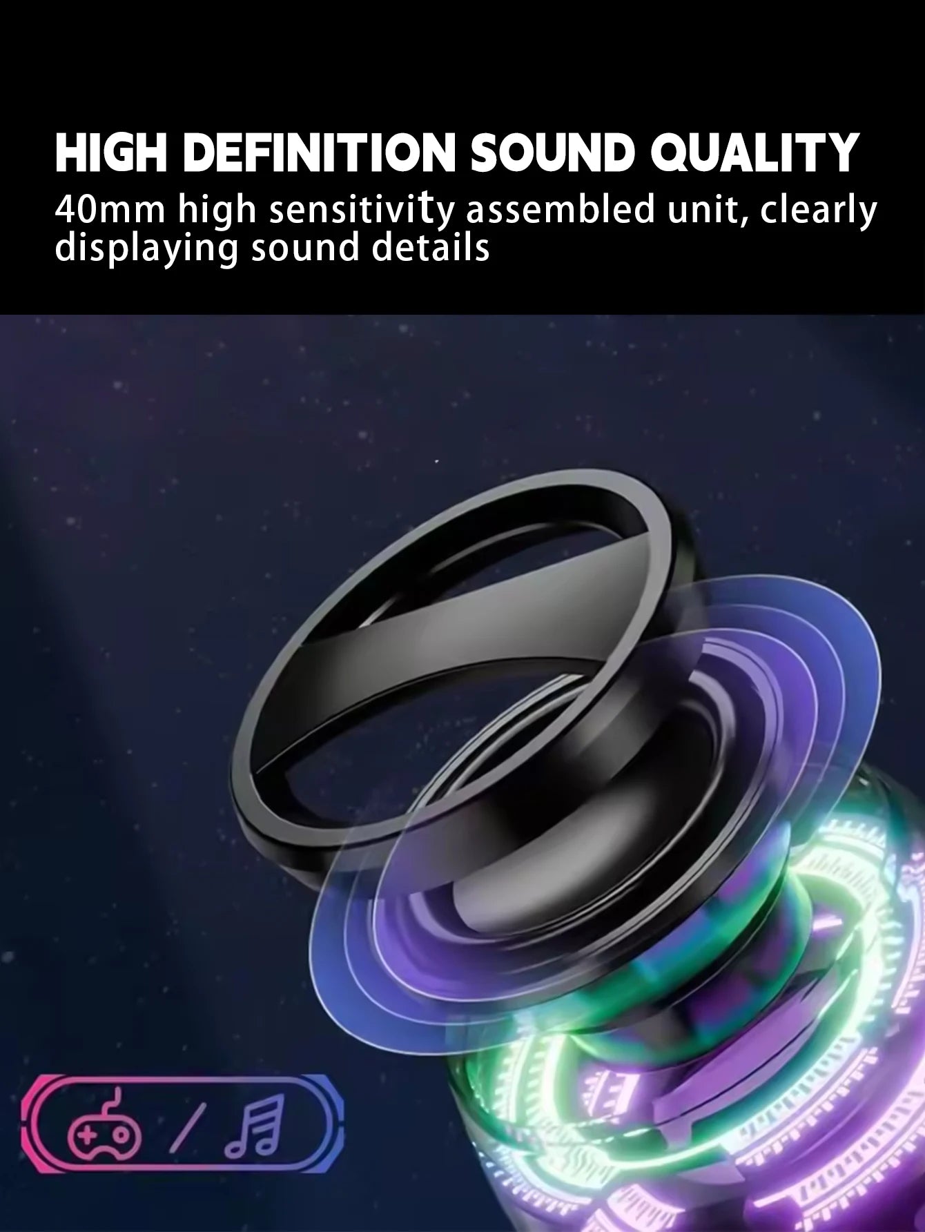 G200 Portable Wireless Bluetooth Speaker Mini Magnetic RGB Lights Cell Phone Stand Design Compatible iPhone/Xiaomi