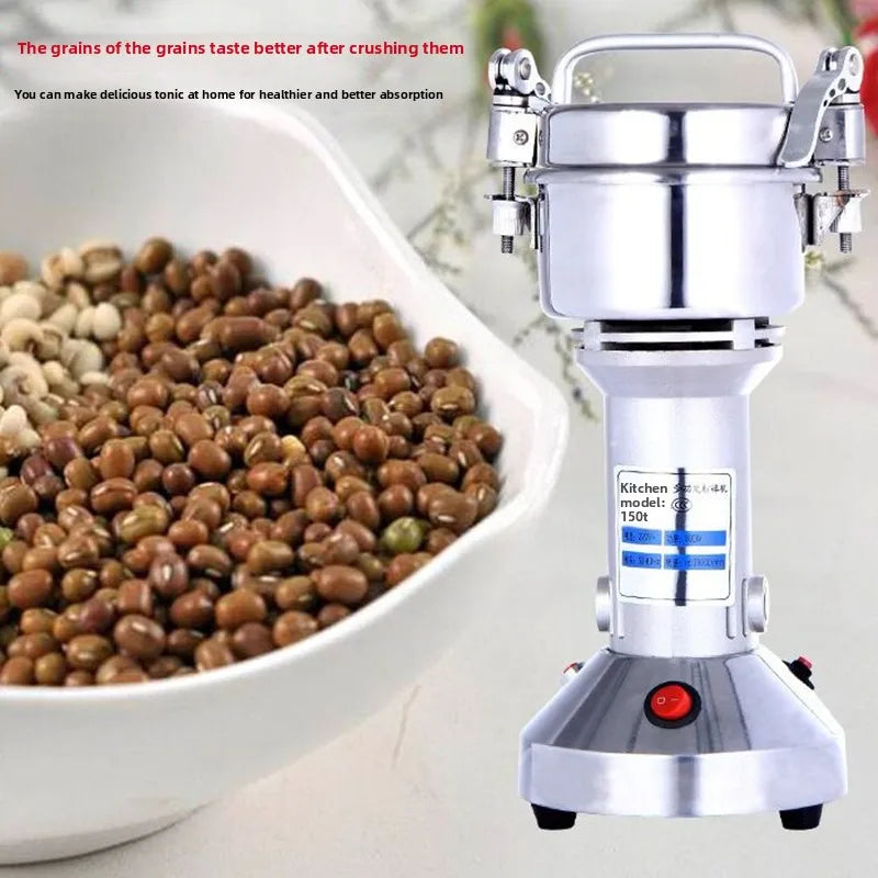 150G Grains Spices Cereals Coffee Dry Food Grinder Machine Gristmill Home Beans Espresso Electric Medicine Powder Crusher 1200W