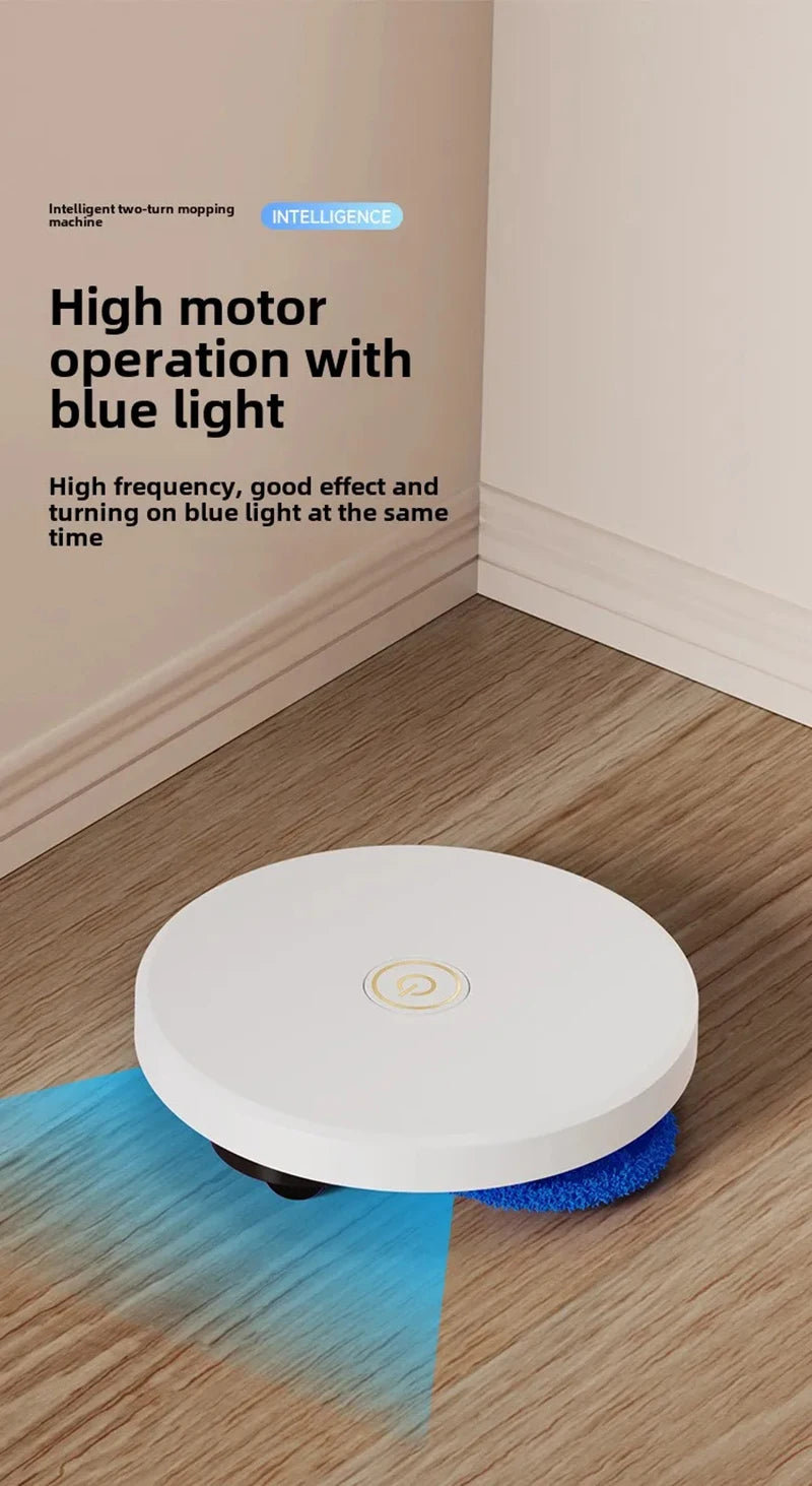 Intelligent Mop Two-wheel Robot Intelligent Mop Usb Charging Machine Automatic Dry And Wet Mop For Household Cleaning