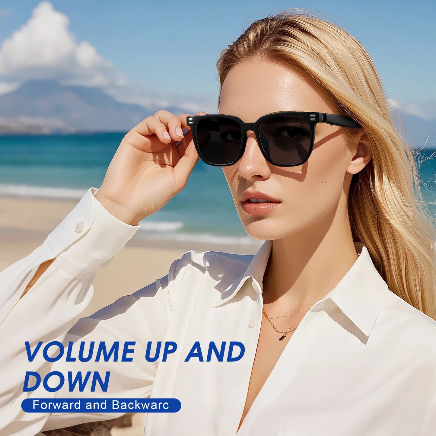 XIAOMI Anti Blue Light Smart Glasses UV Protection Photochromic Sunglasses Hands-Free Calls Audio Voice Assistant for Men Women