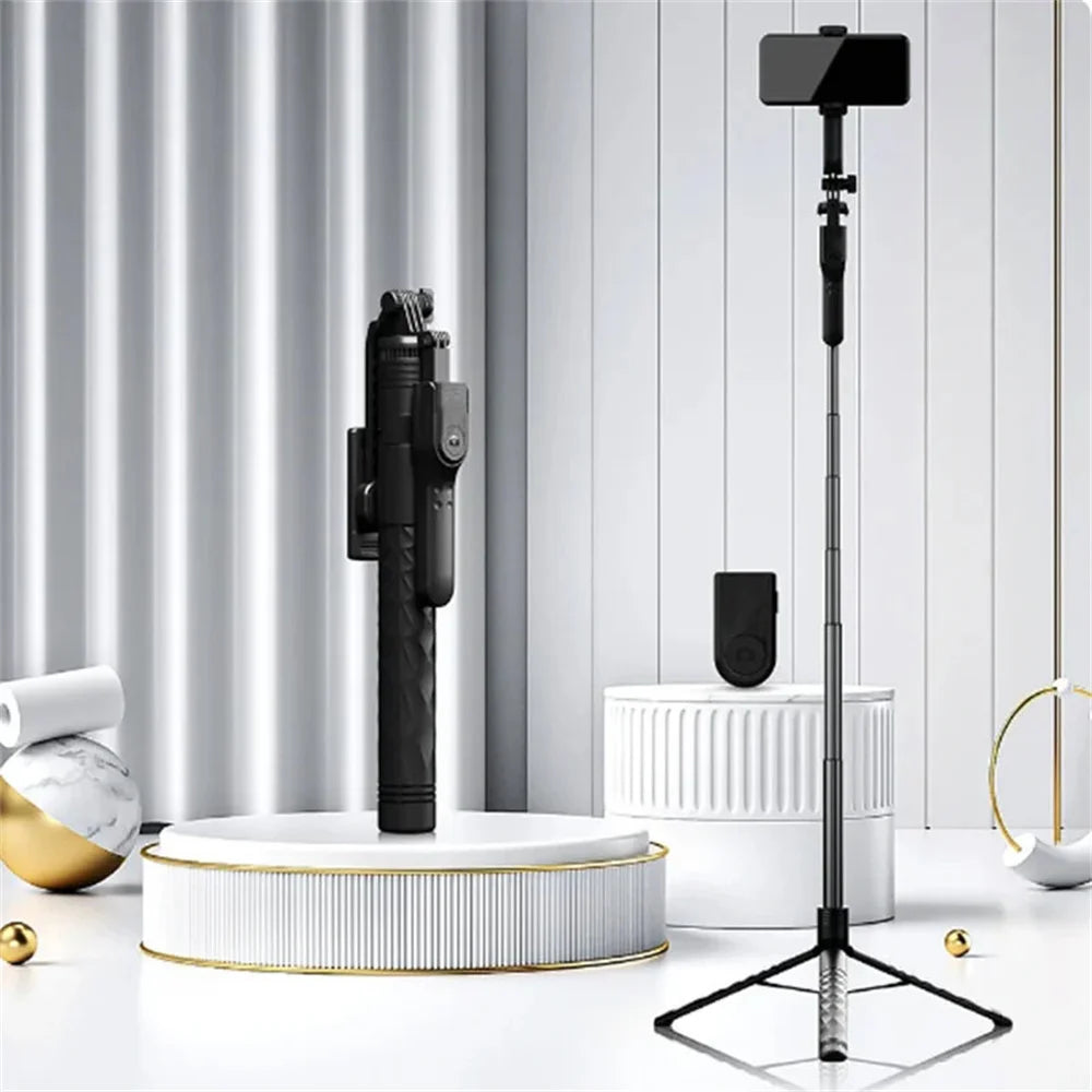 FGCLSY New Tripod for Smartphone Camera,Stand with Bluetooth shutter and light,Wireless Selfie Stick brackets with Phone Holder