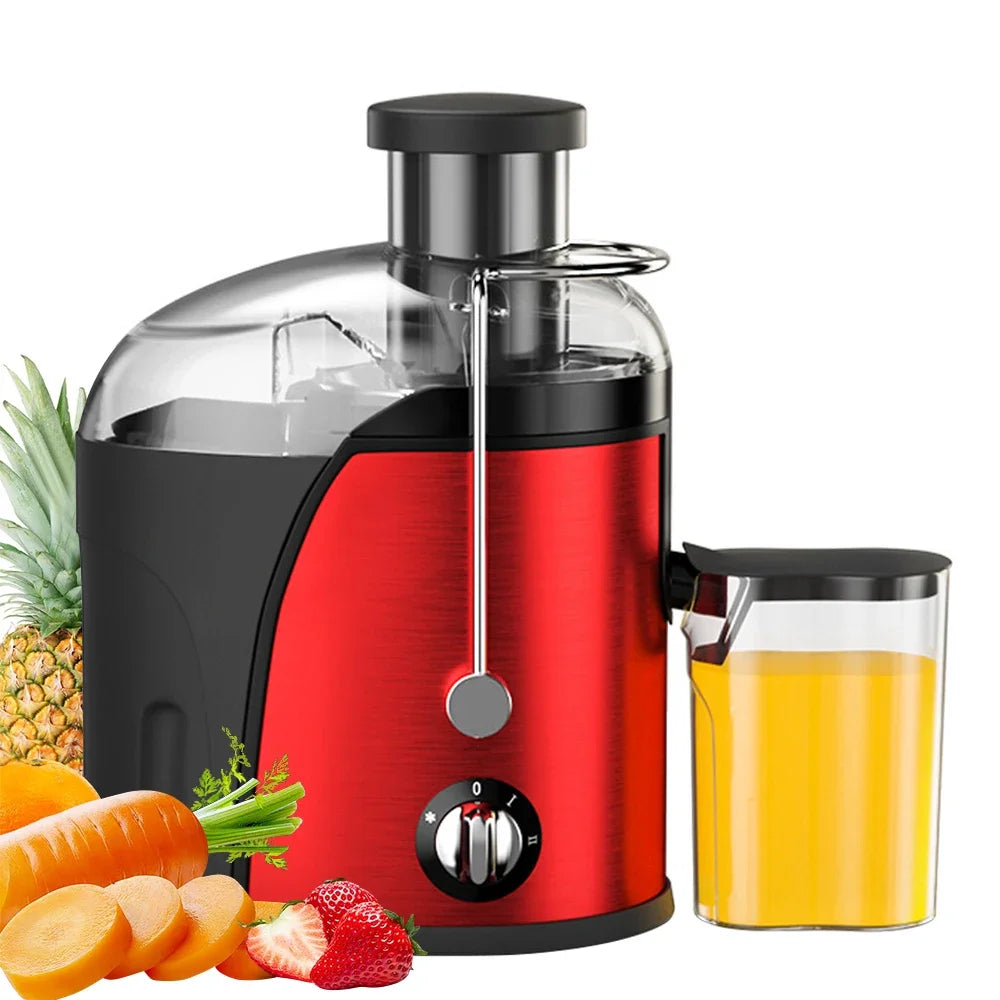 Juicer Centrifugal 400W Electric Orange Juicer Machine Household Large Caliber Residue Separation Vegetable Juicer 220V/110V