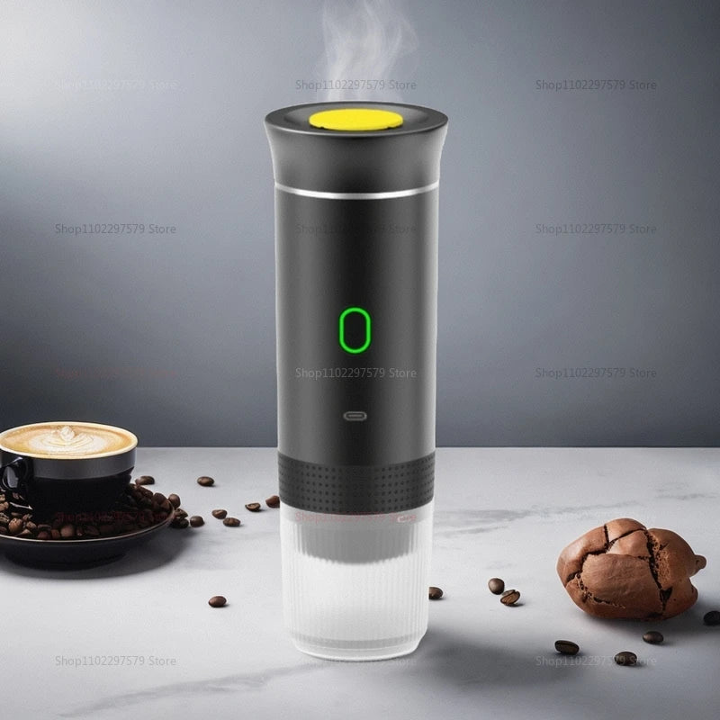 USB Portable Electric Espresso Machine 3-In-1 Capsule Coffee Maker Small Wireless Heating For Home Camping Travel Coffee Machine