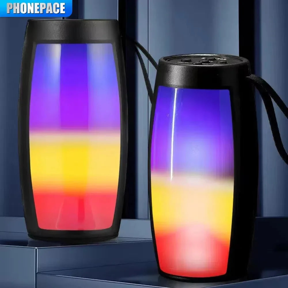 Wireless Bluetooth Speakers Powerful Portable Sound Box Subwoofer Car Audio Bass MP3 Player Sound System LED Lights
