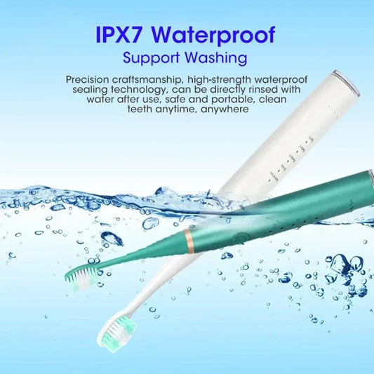 Electric Toothbrush with Sonic Cleaning 3-in-1 for Teeth Whitening & Oral Care - USB Charging & Replaceable Brush Head