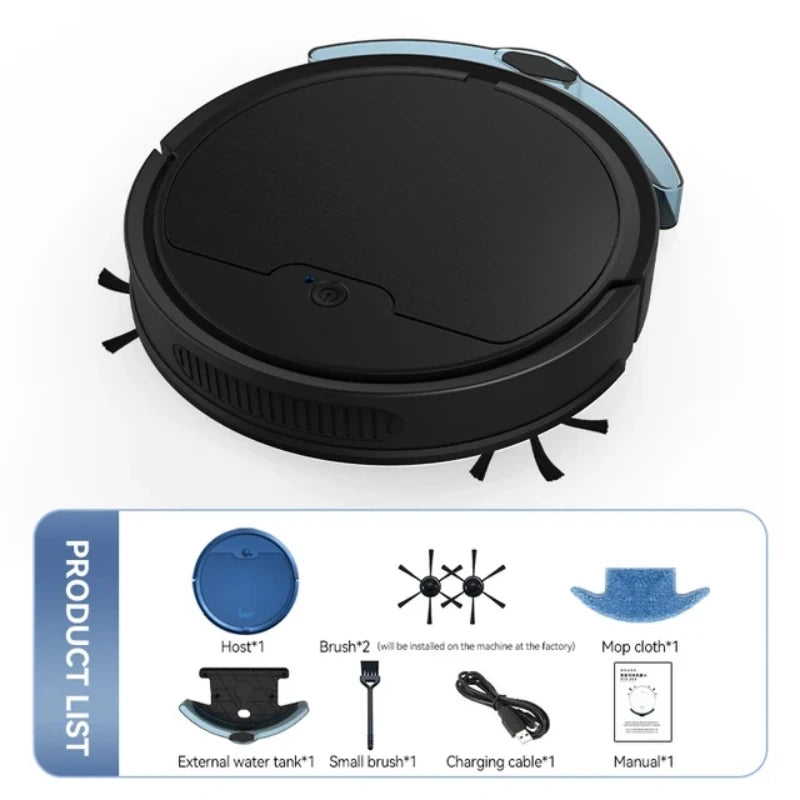 New 3 In 1 Smart Sweeping Robot Home Mini Sweeper Sweeping and Vacuuming Wireless Vacuum Cleaner Sweeping Robots For Home Use