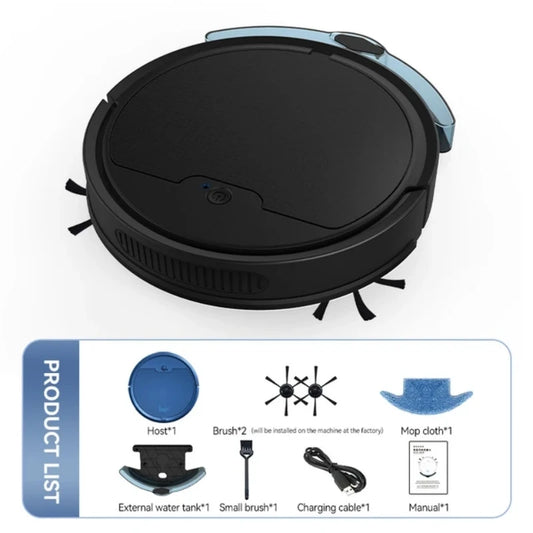 New 3 In 1 Smart Sweeping Robot Home Mini Sweeper Sweeping and Vacuuming Wireless Vacuum Cleaner Sweeping Robots For Home Use