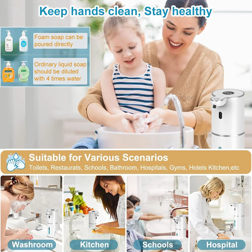 Liquid Soap Dispenser Automatic Soap Dispenser Touchless Infrared Sensor Hand Soap Automatic Dispenser Electric Soap Dispenser
