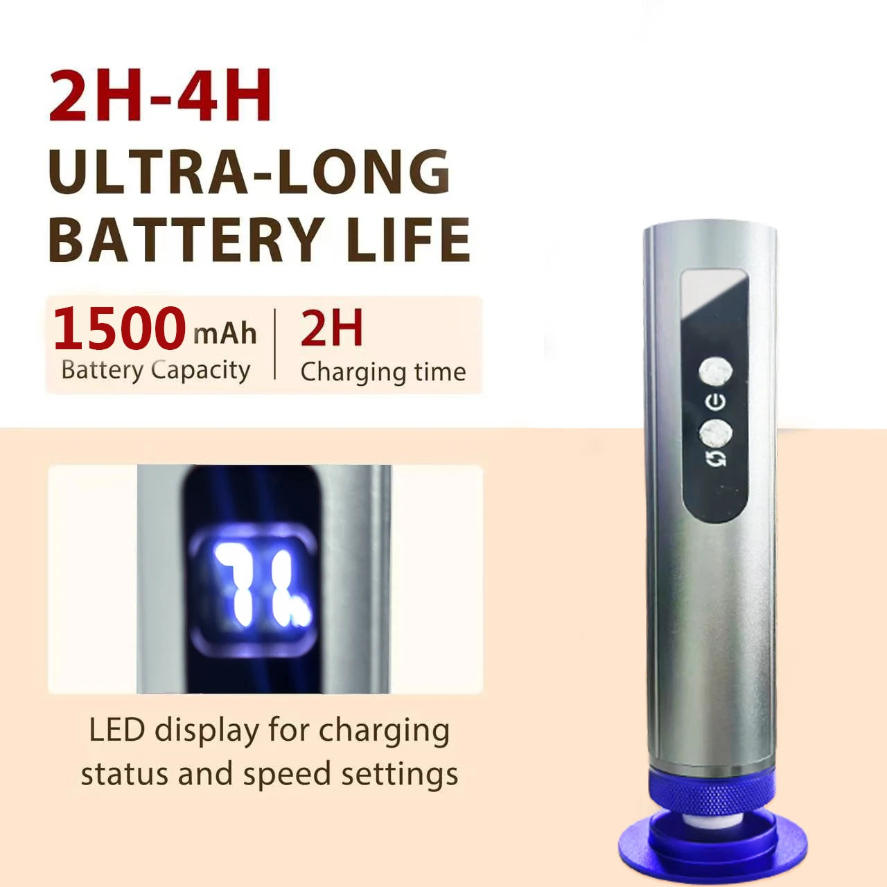 2 in 1 Foot Care Tool Rechargeable Portable Professional Electric Foot File Electric Foot Grinding Device
