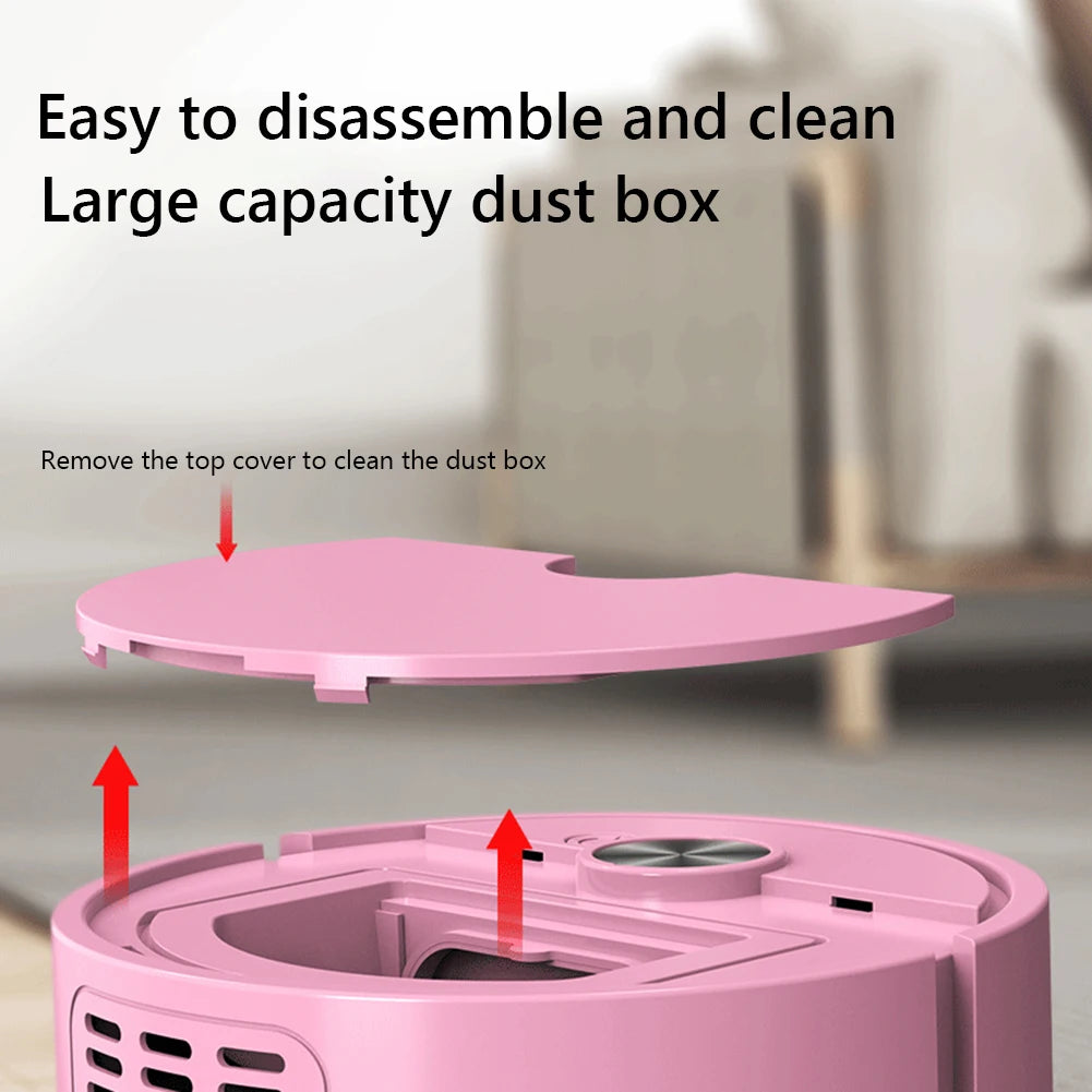3 in 1 Robot Vacuum Rechargeable Vacuum Mop Robot Sweeping Machine Compact Cleaning Machine for Pet Hair Stubborn Dirt