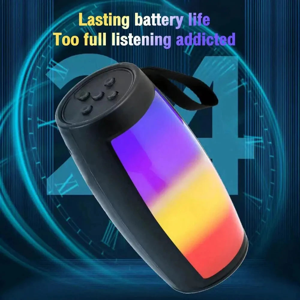 Wireless Bluetooth Speakers Powerful Portable Sound Box Subwoofer Car Audio Bass MP3 Player Sound System LED Lights