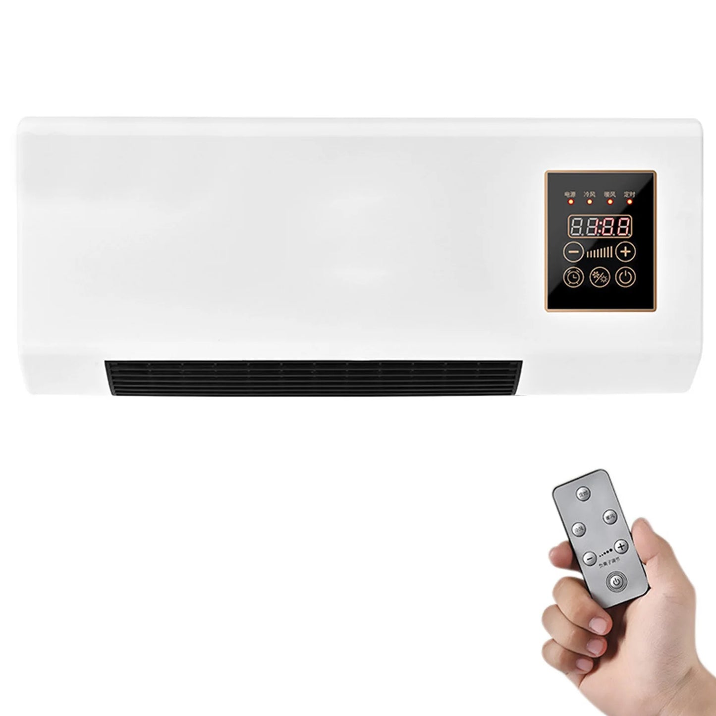Air Conditioner Constant Temperature Heating  Control Mini Wall Air Conditioner with Remote Control for Living Room