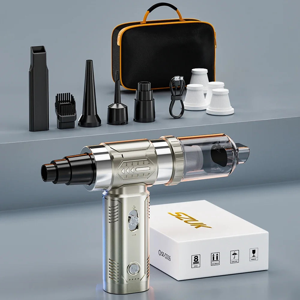 SZUK Mini Air Blower Brushless Motor Turbo Jet Fan Handheld Portable Dust Fan Turbofan air blower Powerful Car Vacuum Cleaner