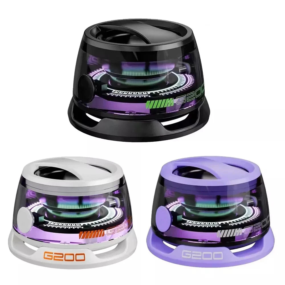 Multifunctional Bluetooth 5.3 Speaker Mini Speaker Portable Magnetic Speaker with RGB Color Light and Phone Holder for ios 2025