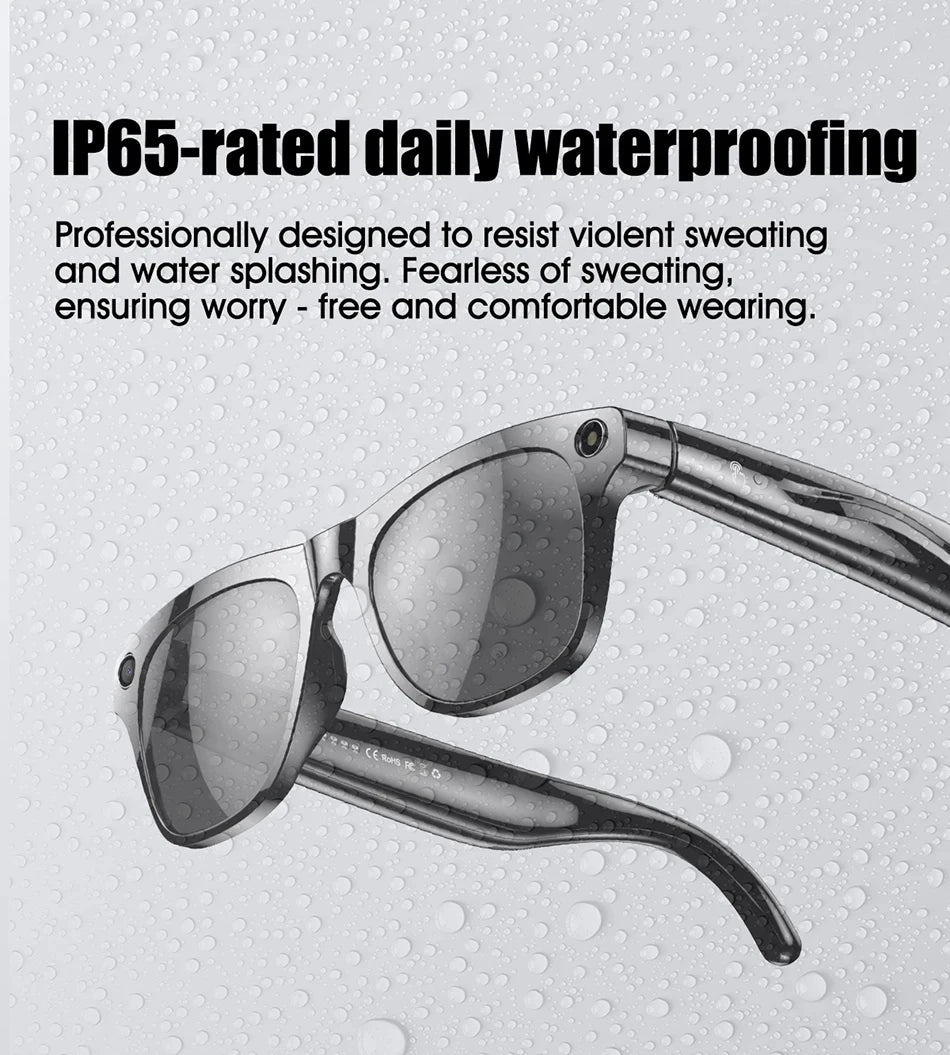Xiaomi Fashion AI 100MP Camera Smart Glasses Waterproof Bluetooth Call Playing Music Smart Glasses Identify Pictures Use ChatGPT