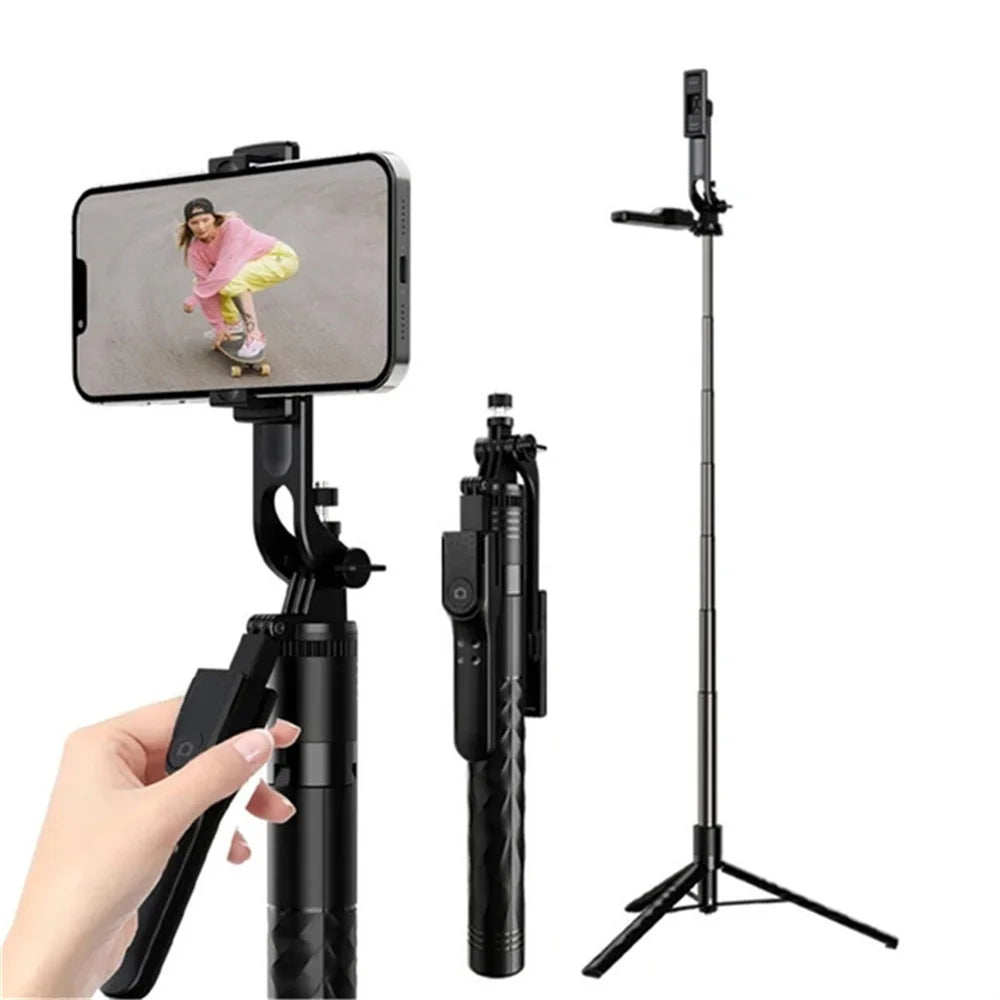 FGCLSY New Tripod for Smartphone Camera,Stand with Bluetooth shutter and light,Wireless Selfie Stick brackets with Phone Holder