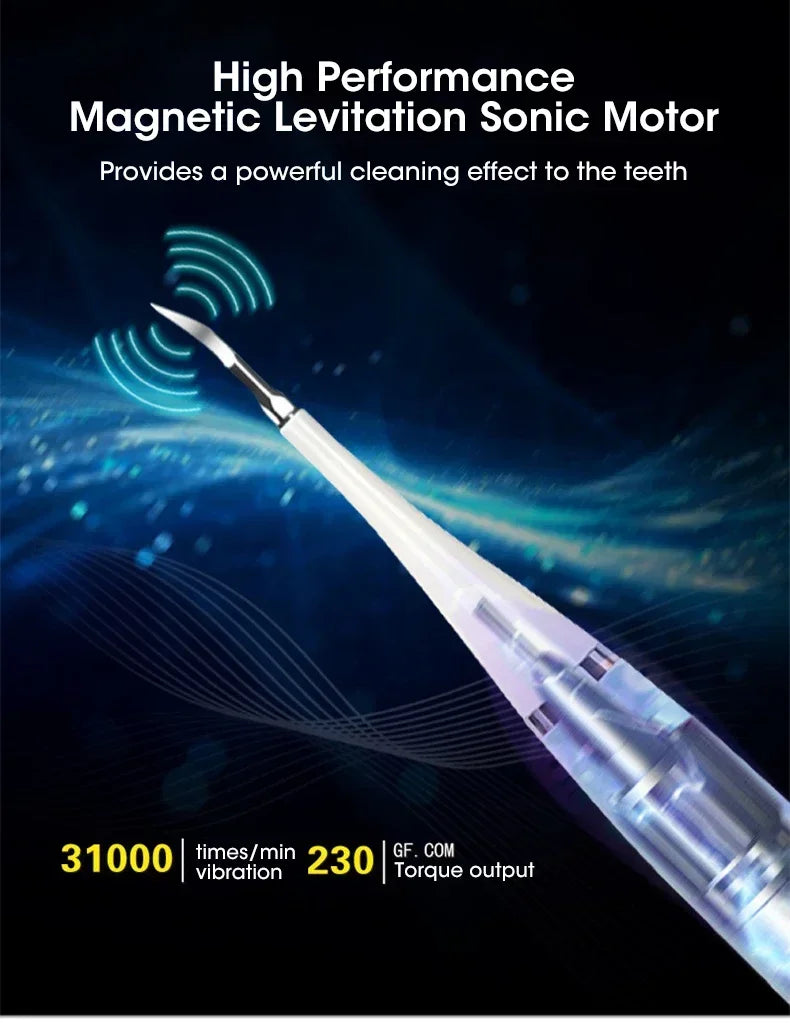 Electric Toothbrush with Sonic Cleaning 3-in-1 for Teeth Whitening & Oral Care - USB Charging & Replaceable Brush Head