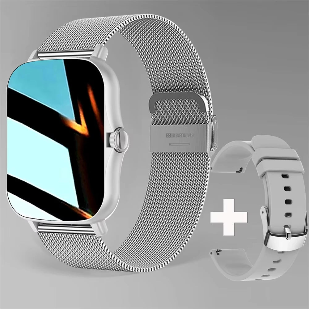 LAXASFIT New Smartwatch Bluetooth Talking Smartwatch Dialer Smart Clock Fitness Tracker Sleep Logging Smartwatch for Android IOS