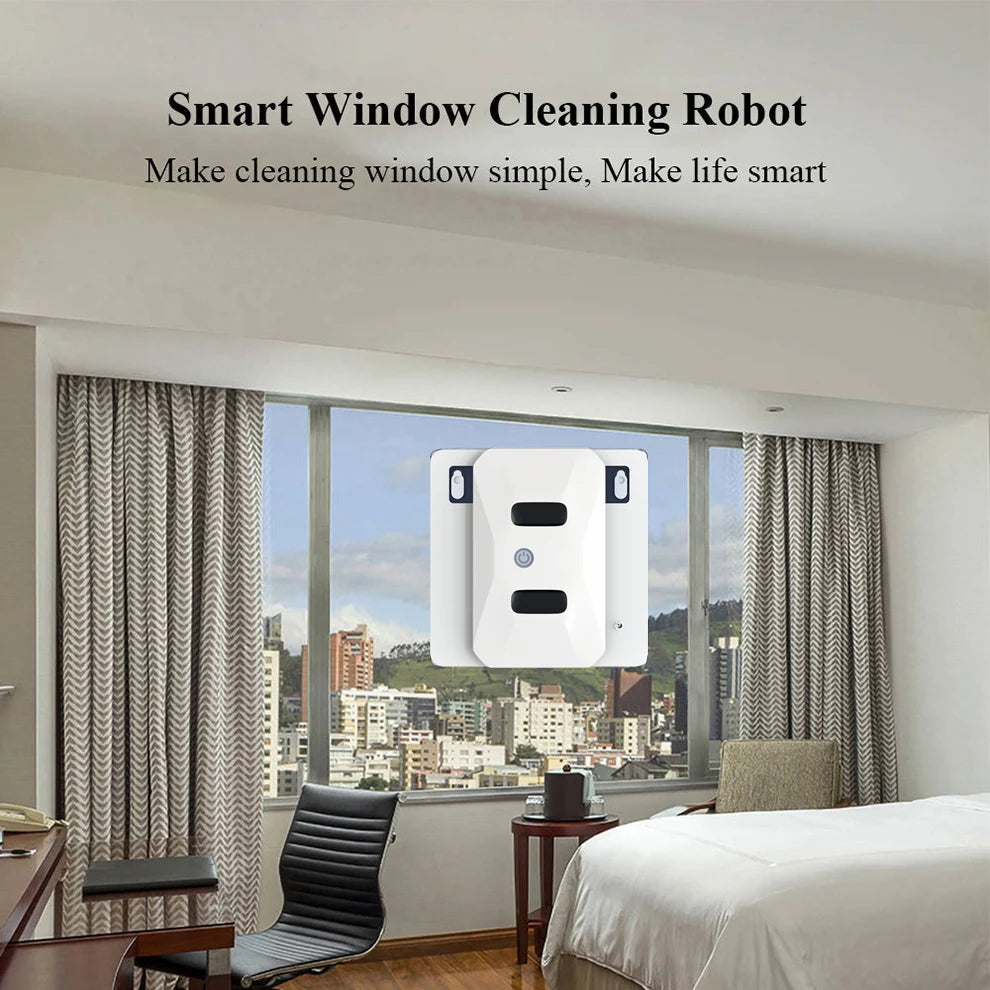 Purerobo Square Ultrathin Window Cleaning Robot With Water Spray Automatic Washing Window Glass Mirror Tile Cleaner APP Control