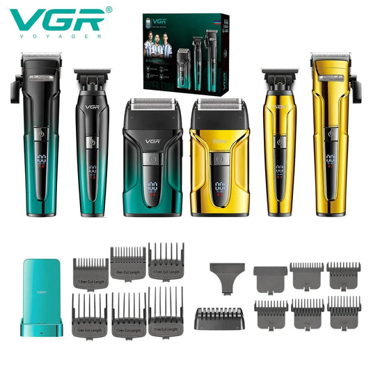 VGR Hair Trimmer Electric Shaver Professional Barber Clippers Beard Trimmer Hair Cutting Machine Haircut Trimmer for Men V-694