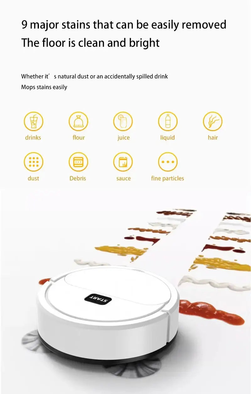 xiaomi Intelligent Sweeping Robot Household mini Sweeping Machine Suction sweeping And Mopping Three In One Cleaning Machine
