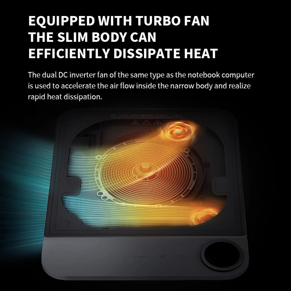 XIAOMI Mijia Ultra-Thin Induction Cooker 2100W Smart Home Induction Cooker 23mm ultra-thin Induction Cooker Connect to Mijia APP