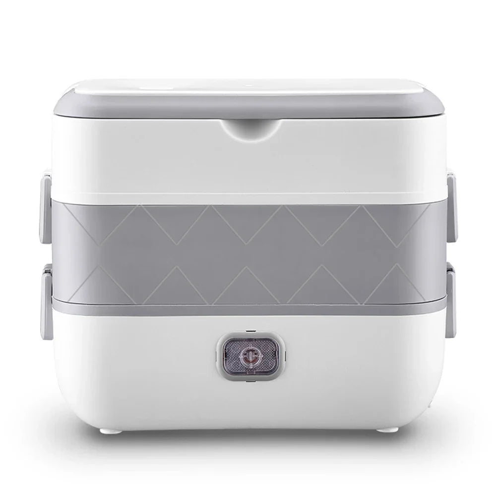 New Electric Lunch Box Portable Double Thermal Insulation Lunch Box with Stainless Steel Liners Home Food Heating Container Boxs