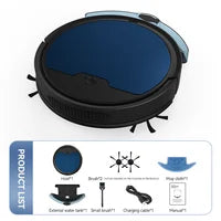 New 3 In 1 Smart Sweeping Robot Home Mini Sweeper Sweeping and Vacuuming Wireless Vacuum Cleaner Sweeping Robots For Home Use
