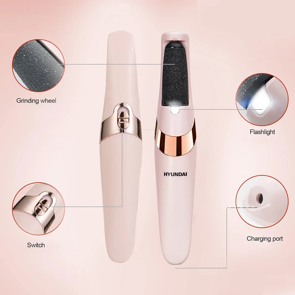 PMS-005 Electric Callus Remover for Feet, Rechargeable Foot File Pedicure Tool, Portable Foot Callus Remover Waterproof Profess