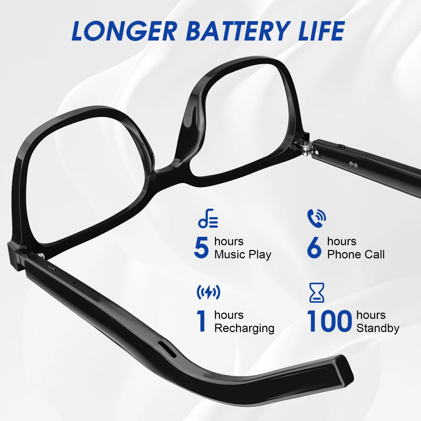 XIAOMI Anti Blue Light Smart Glasses UV Protection Photochromic Sunglasses Hands-Free Calls Audio Voice Assistant for Men Women