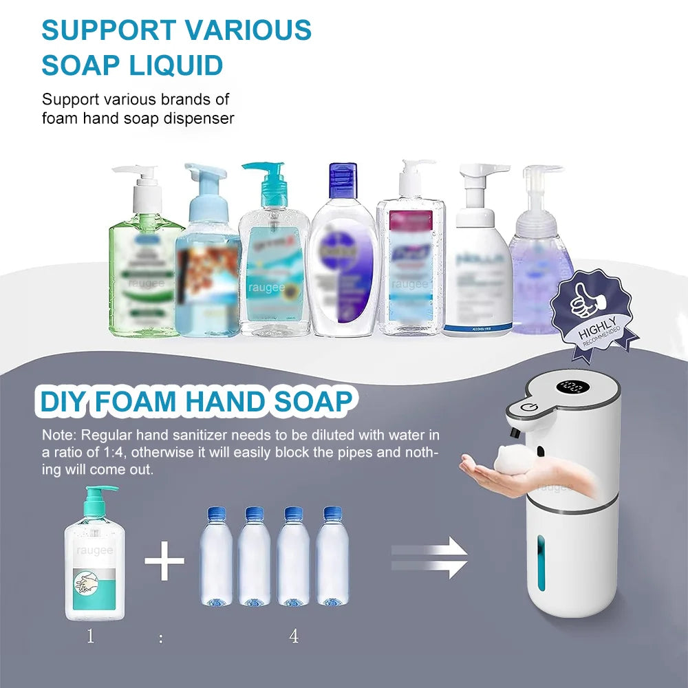Liquid Soap Dispenser Automatic Soap Dispenser Touchless Infrared Sensor Hand Soap Automatic Dispenser Electric Soap Dispenser