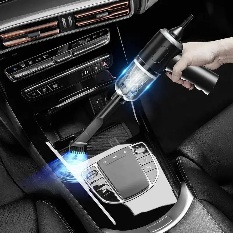 New 12000pa Portable Small Multipurpose Vehicle Vacuum Cleaner Small Household Pump Handheld Car Mounted Vacuum Cleaner