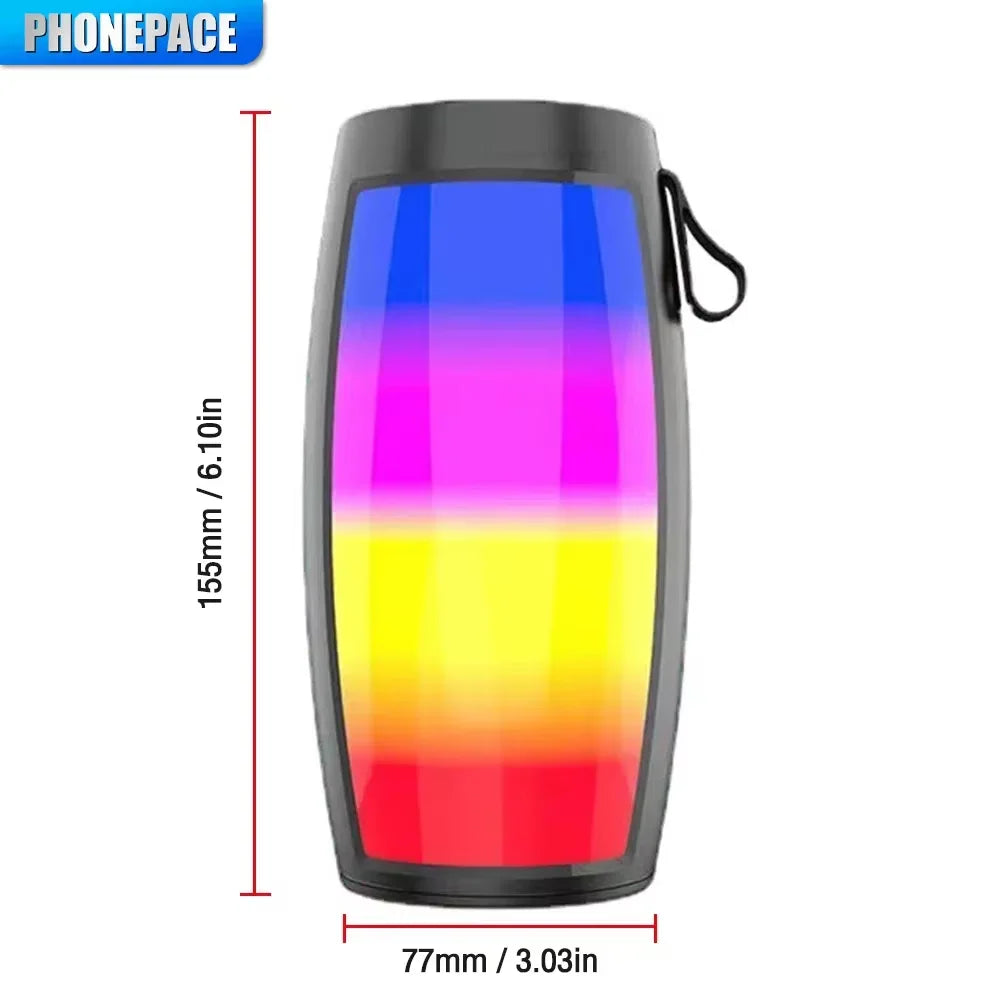 Wireless Bluetooth Speakers Powerful Portable Sound Box Subwoofer Car Audio Bass MP3 Player Sound System LED Lights
