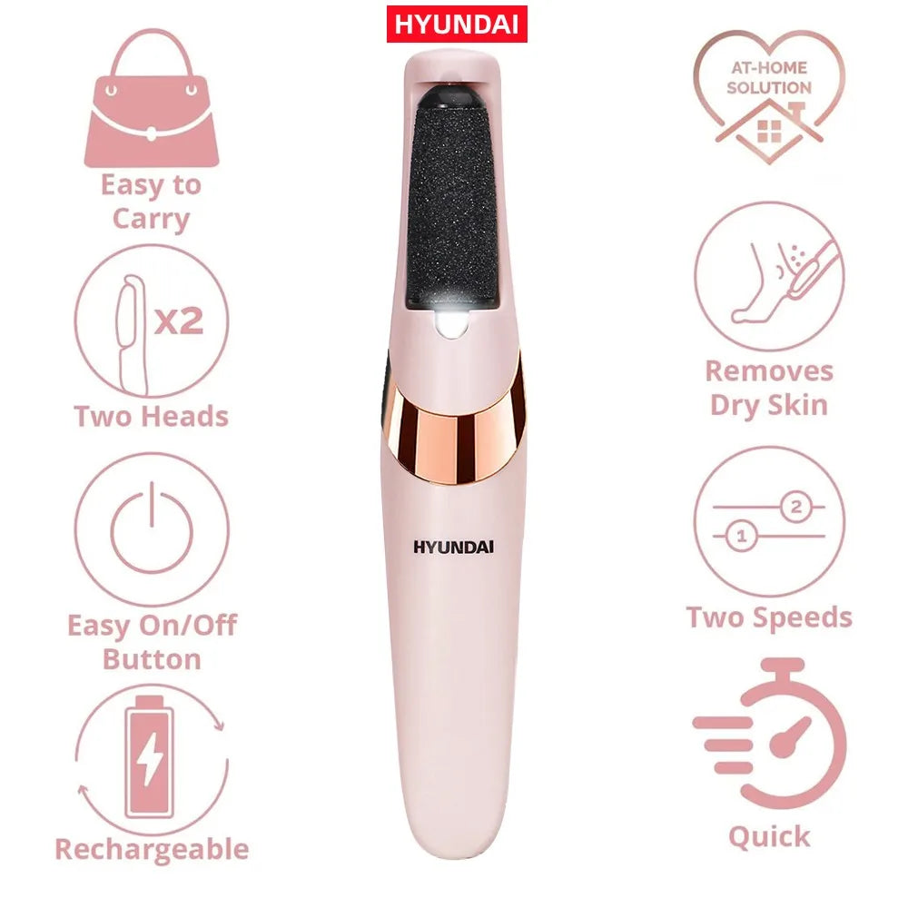 PMS-005 Electric Callus Remover for Feet, Rechargeable Foot File Pedicure Tool, Portable Foot Callus Remover Waterproof Profess