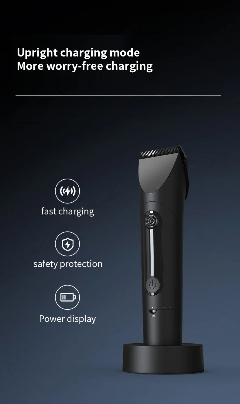 2024 Xiaomi Mijia Hair Clipper Wireless Hair Cutting Trimmer Barber Cutter Titanium Alloy Blade Trimer for Men Electric Shaver