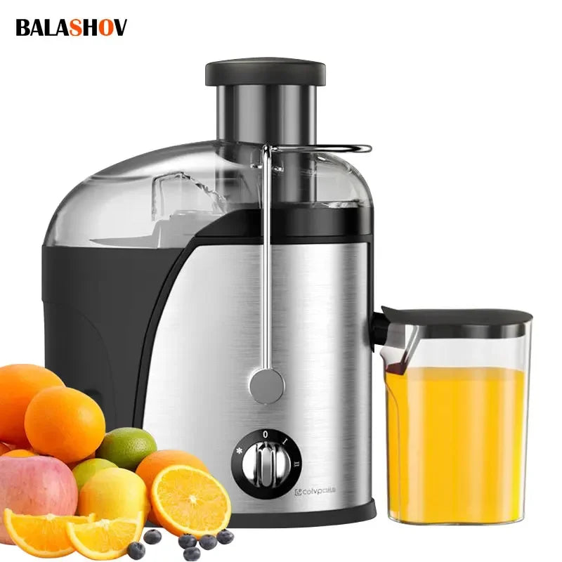 Juicer Centrifugal 400W Electric Orange Juicer Machine Household Large Caliber Residue Separation Vegetable Juicer 220V/110V